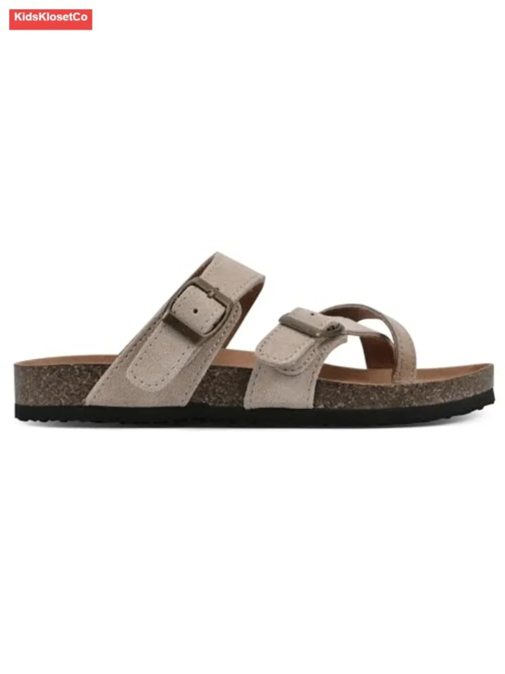 Girls Flat Sandal Footbed Slide Sandals